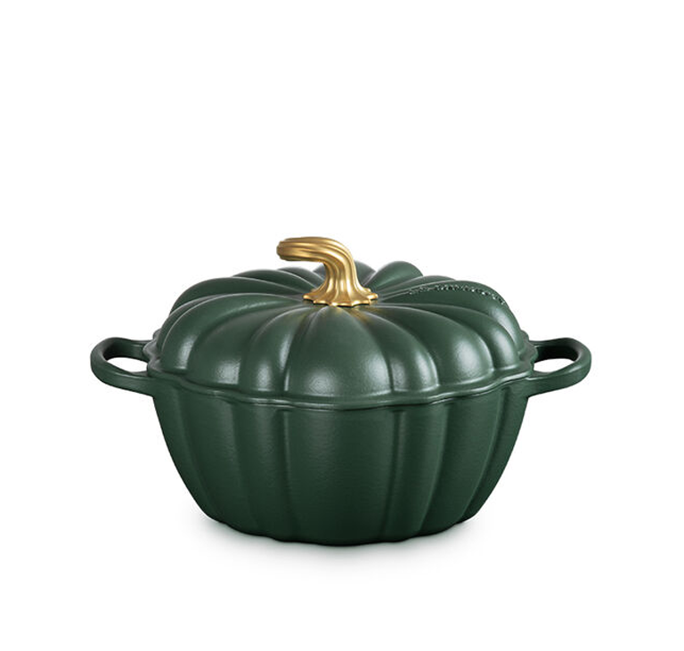 Le Creuset Cast Iron Pumpkin Cocotte 3.7L - Forêt