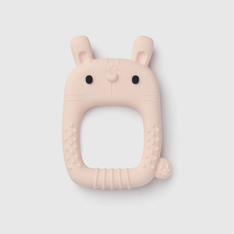 Loulou Lollipop Silicone Teether - Bailey Bunny