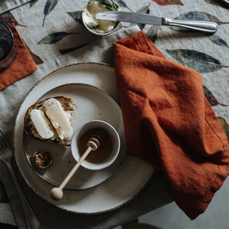 Linen Tales Napkins - Baked Clay Set of 2