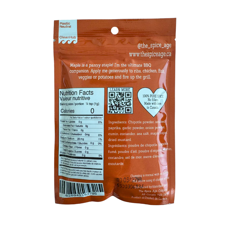 The Spice Age - Maple Chipotle Rub
