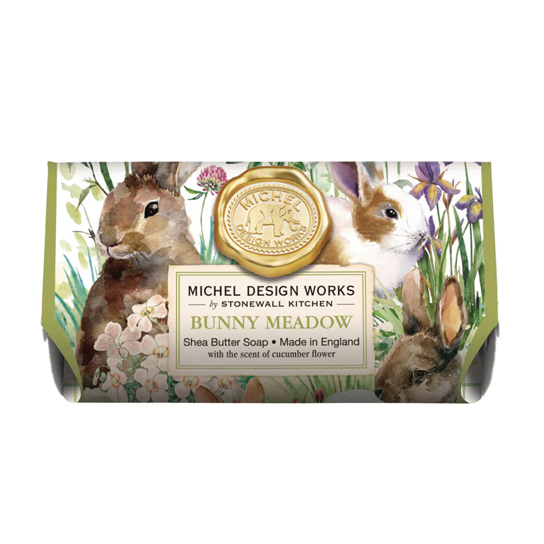 Michel Design Works Large Bath Bar - Bunny Meadow