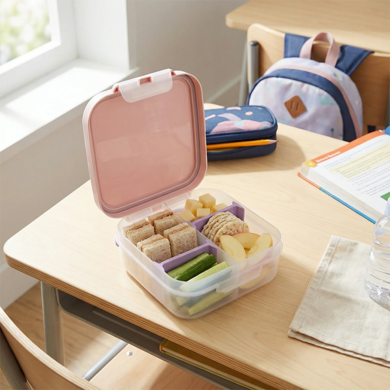 Melii Mini Lunch Box with Handle — Pink