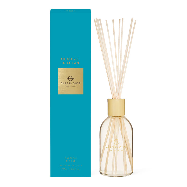 Glasshouse Fragrances Diffuser - Midnight in Milan