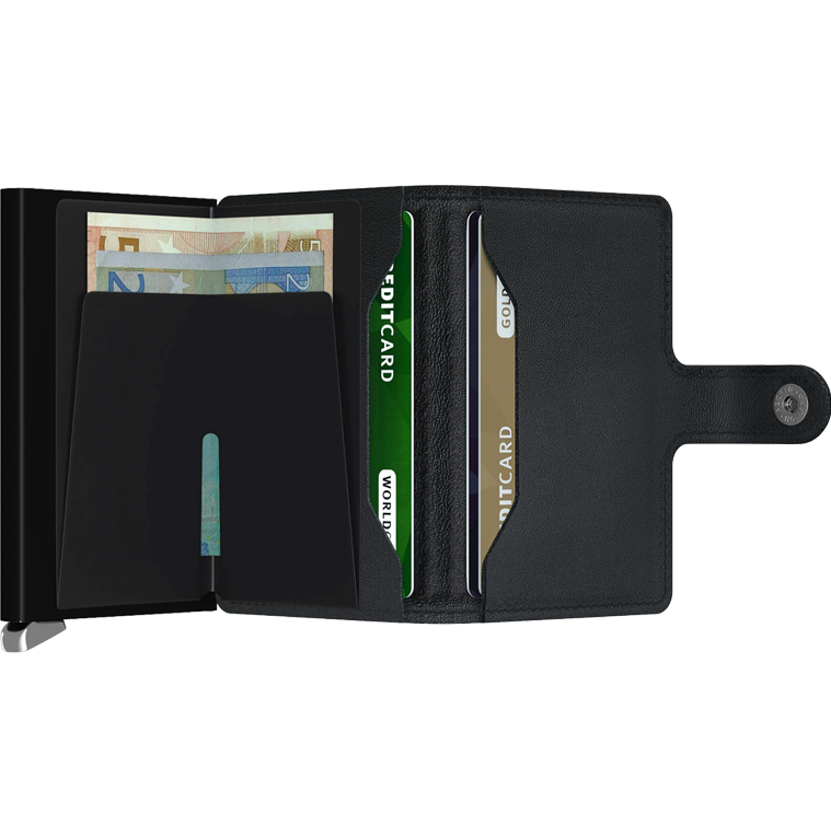 Secrid Mini Wallet - Emboss Lines Black