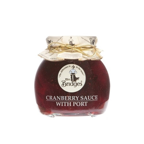 Mrs Bridges Cranberry Sauce with Port
