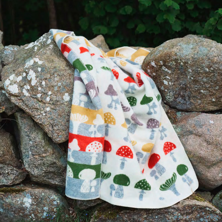 Klippan Blanket - Mushroom Multi