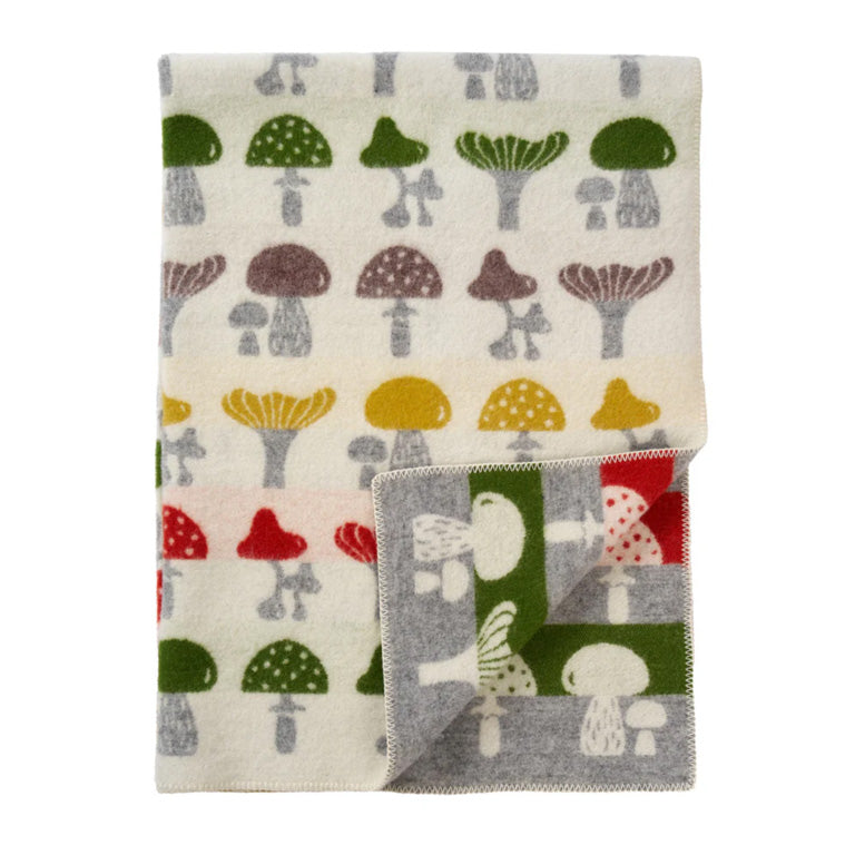 Klippan Blanket - Mushroom Multi