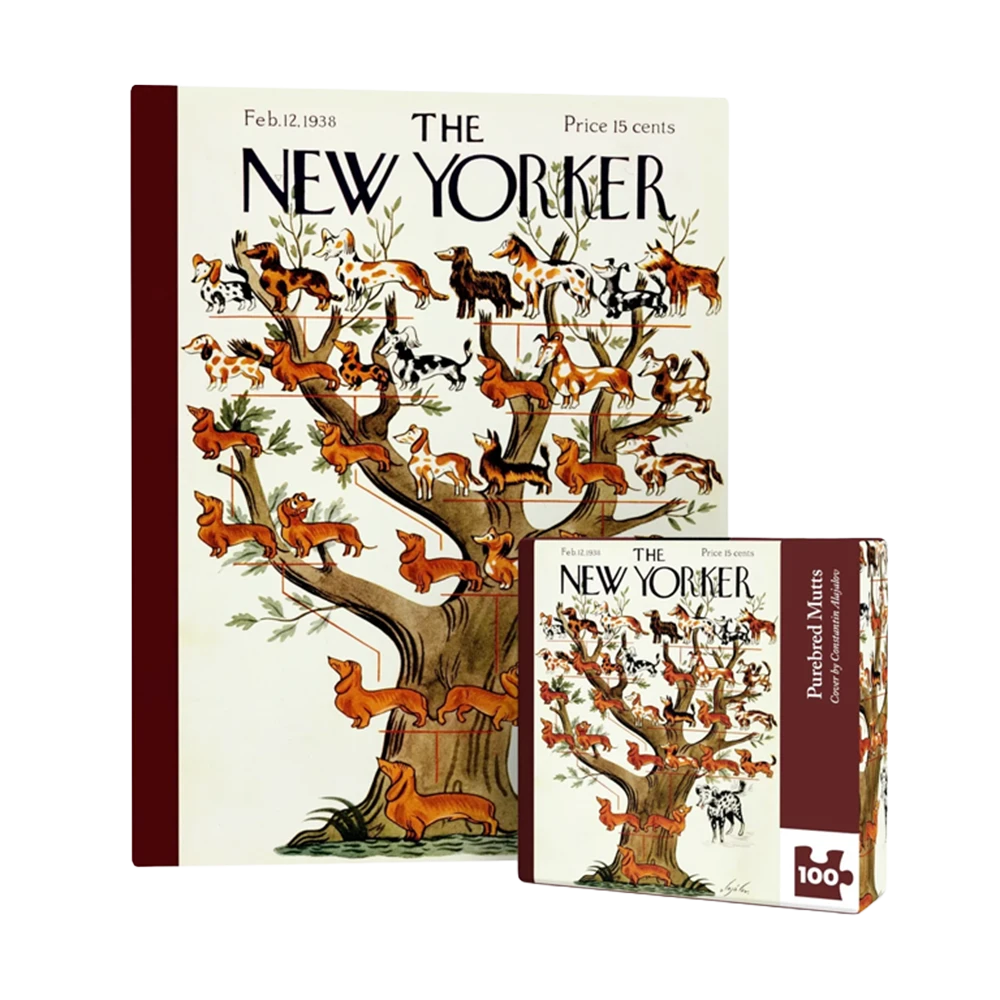New York Puzzle Company - THE NEW YORKER | Purebred Mutts Mini