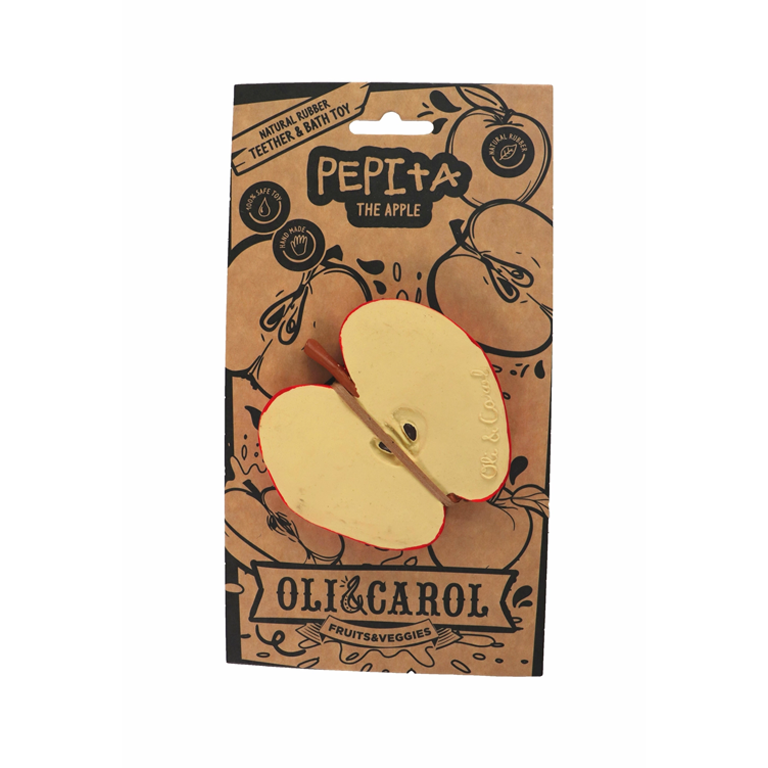 Oli&Carol Teether and Bath Toy - Pepita the Apple