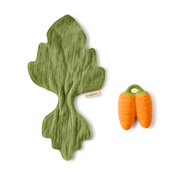 Oli&Carol Mini Dou-dou and Teether - Cathy the Carrot