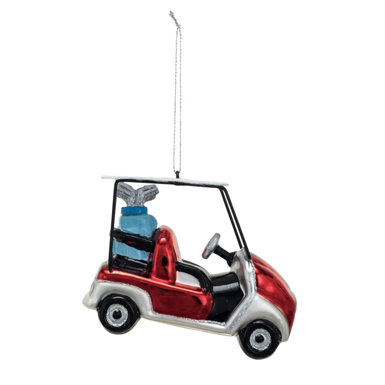 Creative Co-op Ornament - Golf Cart