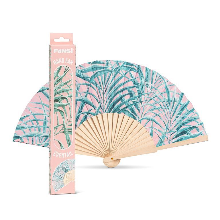 Abbott Hand Fan - Palm Print