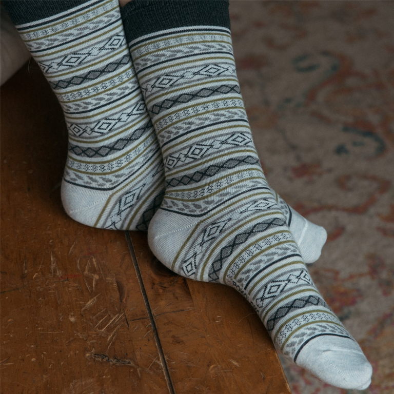 Pokoloko Scandinavian Pima Cotton Socks - Set of 2 Pairs