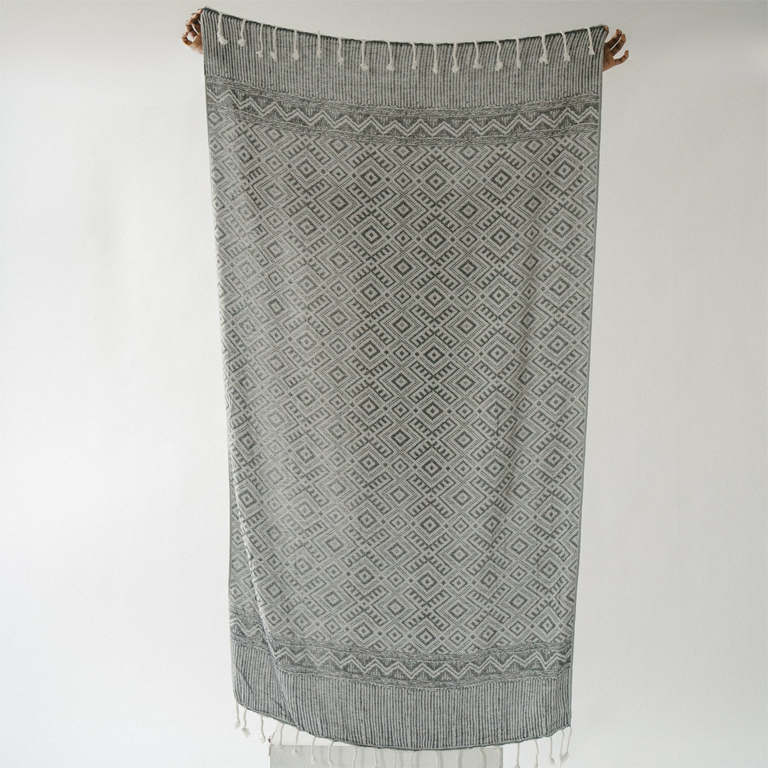 Pokoloko Towel - Charcoal Sketch