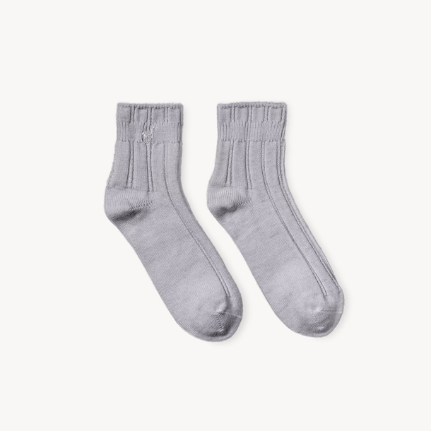 Pokoloko Baby Alpaca Vivian Socks - Grey