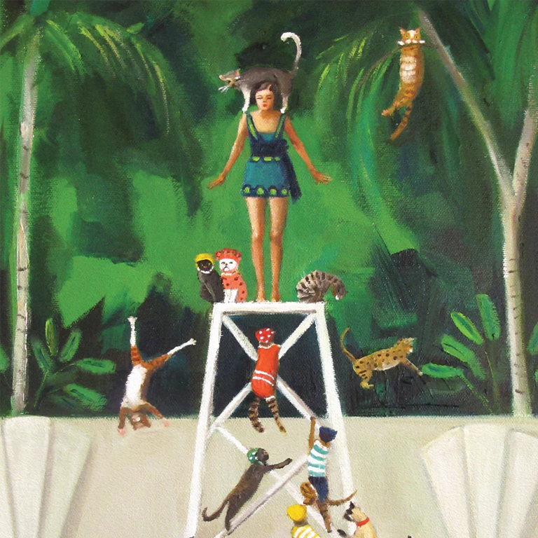 New York Puzzle Company - JANET HILL | Pool Kitties
