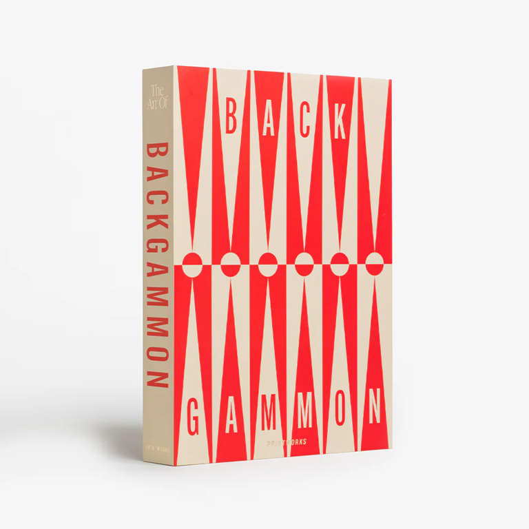 Printworks The Art of Backgammon - Red & Cream