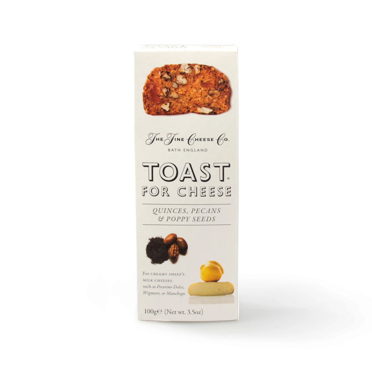 The Fine Cheese Co. Toast for Cheese - Quinces, Pecans &amp; Poppy Seeds