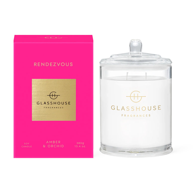 Glasshouse Fragrances Candle 380g - Rendezvous