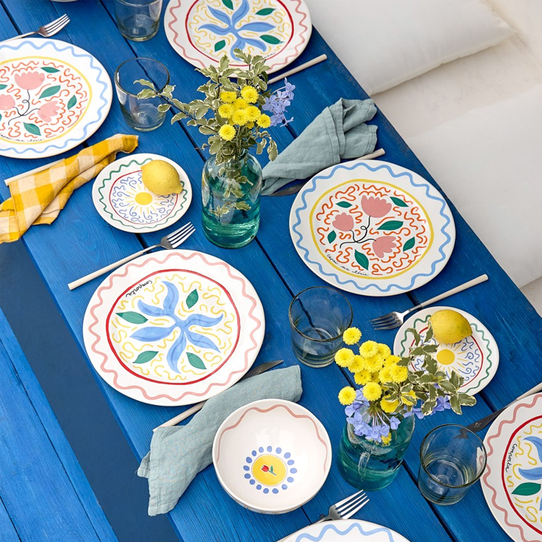 Costa Nova Summer Bliss Dinner Plate - Seaweed