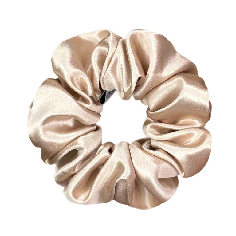 HoneyLux Silk Scrunchie - Champagne