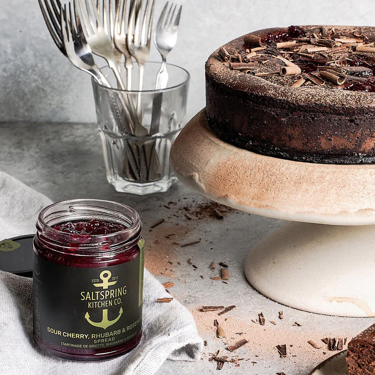 SaltSpring Kitchen Spread - Sour Cherry, Rhubarb & Rosemary