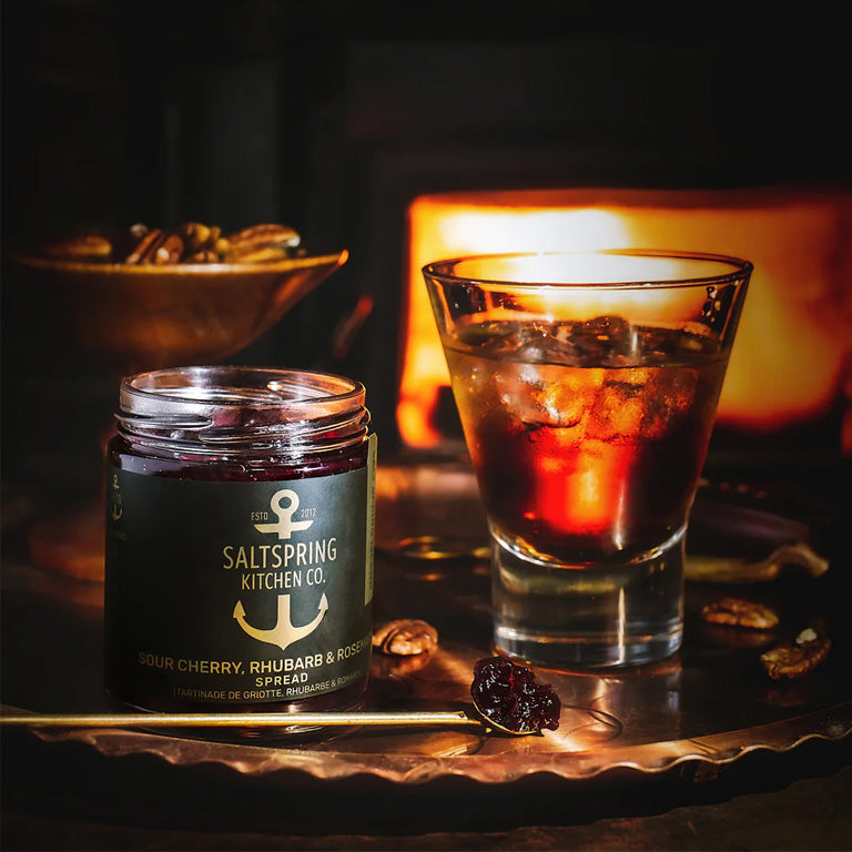 SaltSpring Kitchen Spread - Sour Cherry, Rhubarb & Rosemary