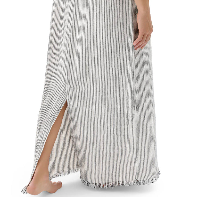 Pokoloko Crinkle Strappy Dress- Striped