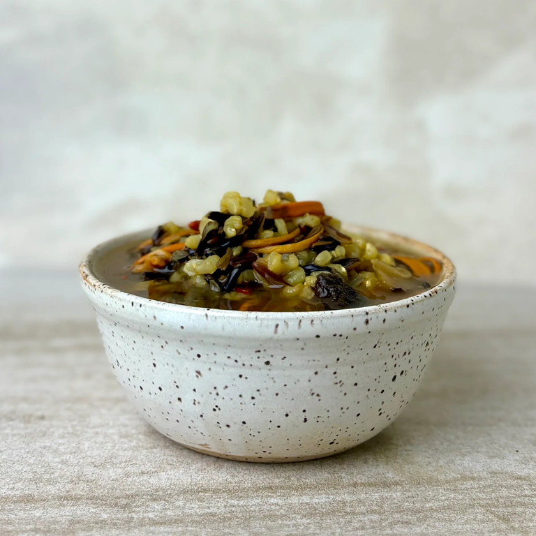 The New New Age Forager's Soup: Wild Rice and Mushrooms