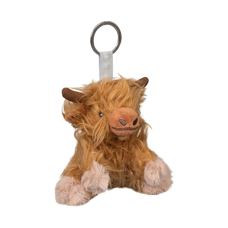 Wrendale Keyring - Gordon Highland Cow
