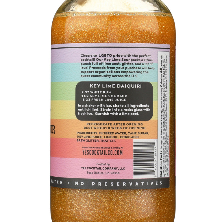 Yes Cocktail Company Cocktail Mixer - Key Lime Sour