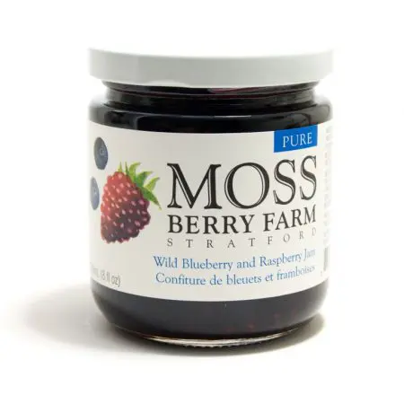 Moss Berry Farm Pure Wild Blueberry & Raspberry Jam