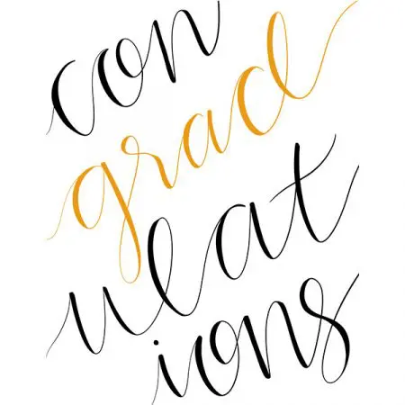 Niki Kingsmill Greeting Card - Con Grad Ulations
