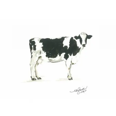 Niki Kingsmill Greeting Card - Cow