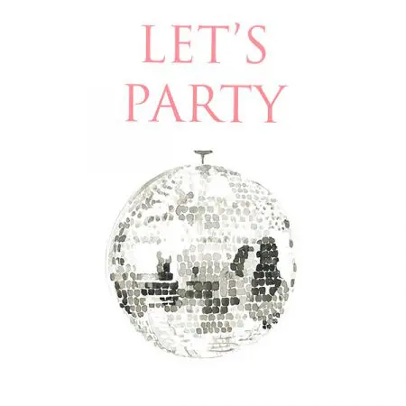 Niki Kingsmill Greeting Card - Let's Party