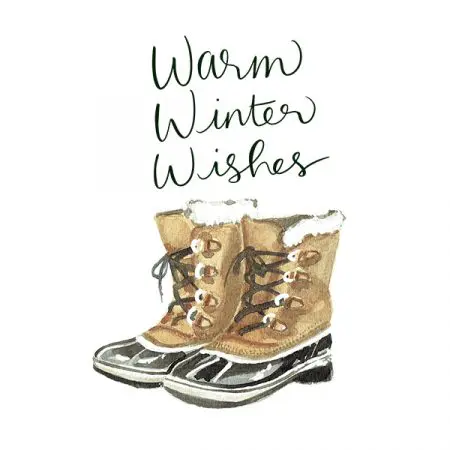 Niki Kingsmill Greeting Card - Warm Winter Wishes