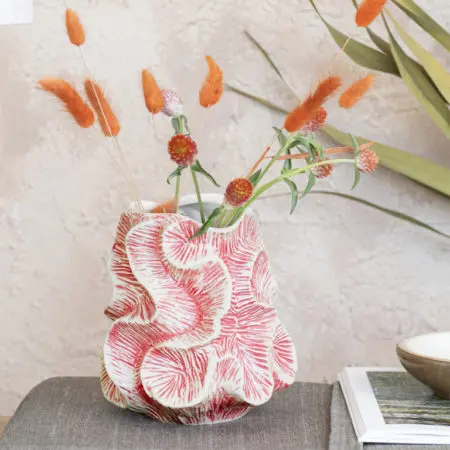 Bloomingville Textured Organic Shaped Vase