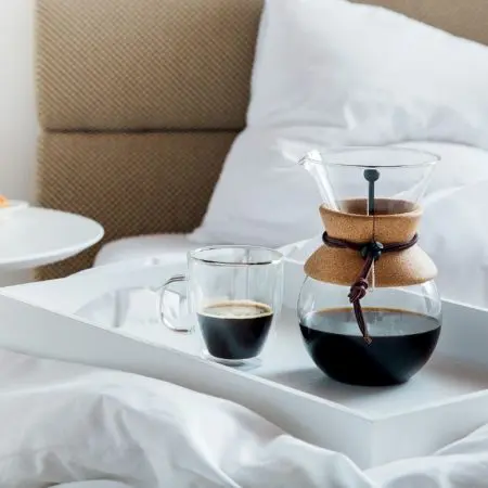 Bodum Pour Over Coffee Maker with Permanent Filter - Cork