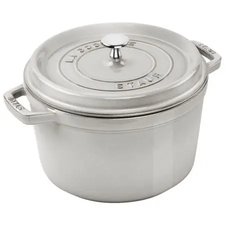 STAUB High Cocotte - White Truffle