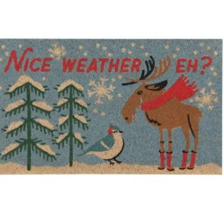 Now Designs Nice Weather, Eh Door Mat