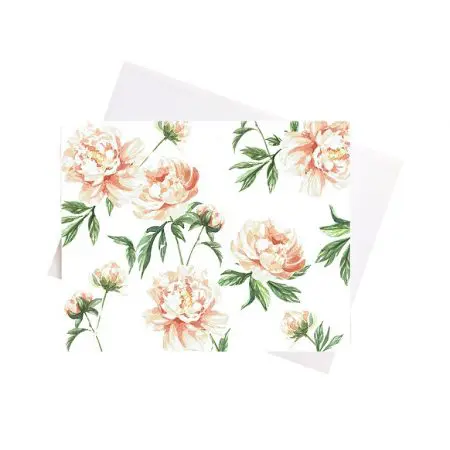 Niki Kingsmill Greeting Card - Peonies