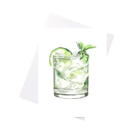 Niki Kingsmill Greeting Card - Mojito
