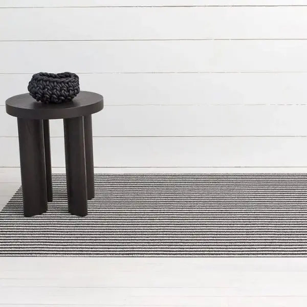 Chilewich Stripe Shag Floor Mat - Breton