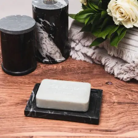Belle de Provence Soap Dish - Black Marble