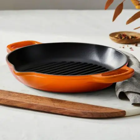 Le Creuset Cast Iron Round Grill Pan - 25cm