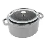 STAUB Cast Iron Round Cocotte - 4 Qt. with Glass Lid - Image 3