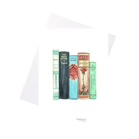 Niki Kingsmill Greeting Card - Classic Books