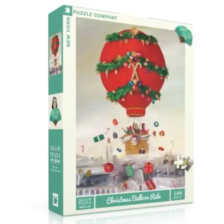 New York Puzzle Company - JANET HILL | Christmas Balloon Ride