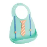 Make My Day Tie and Suspenders Baby Bib - Image 2