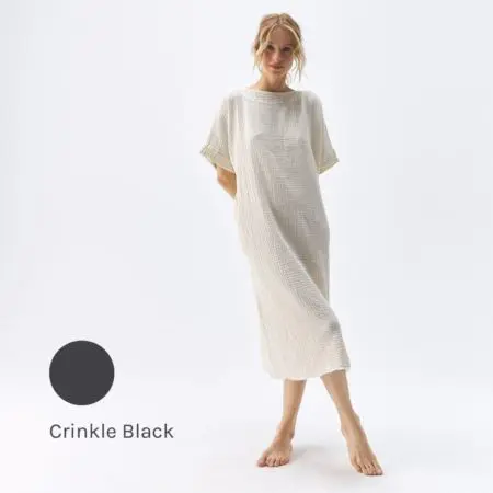 Pokoloko Crinkle Balloon Dress - Cream